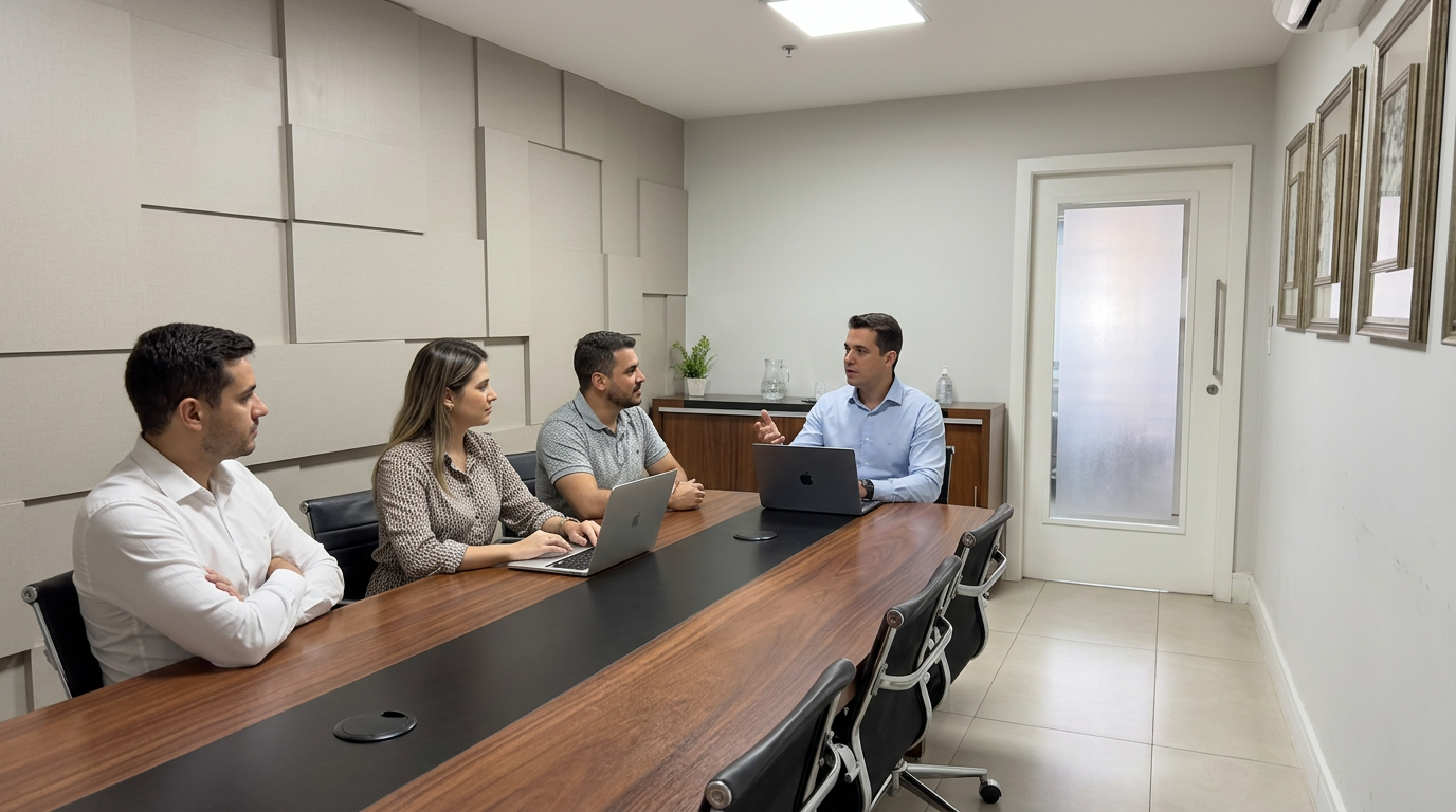Sala de reuni&atilde;o 27 da Top Office